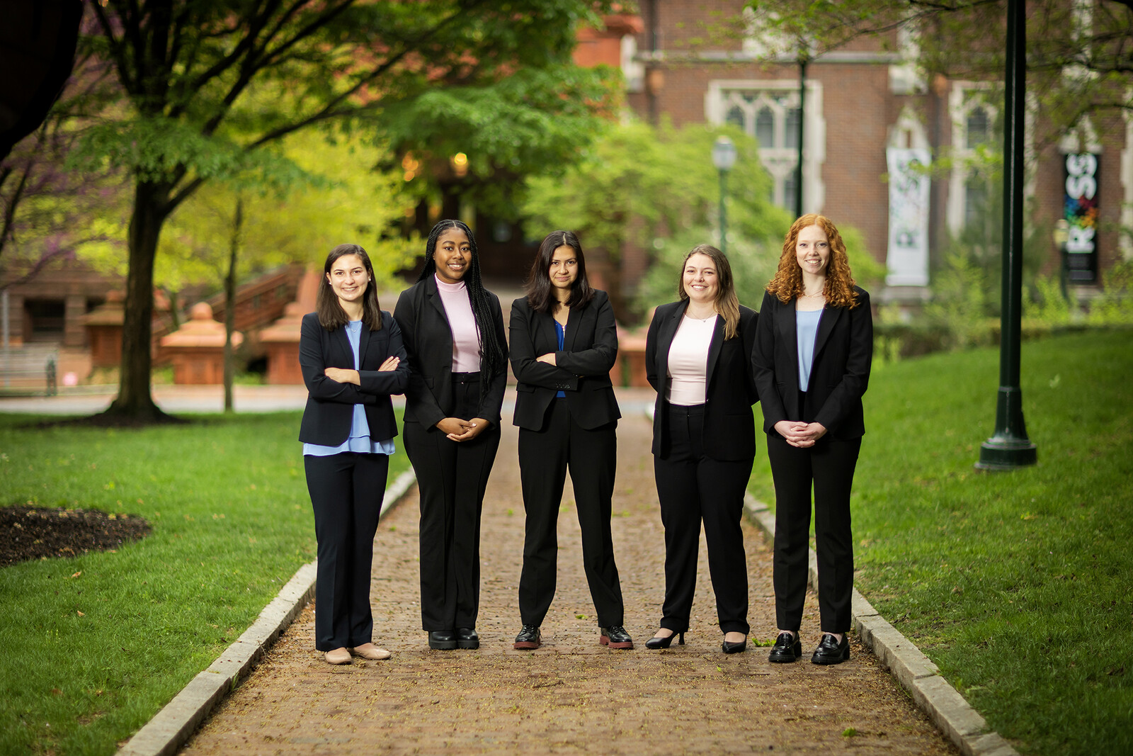 Sonura members on College Green, 2023 Winning project